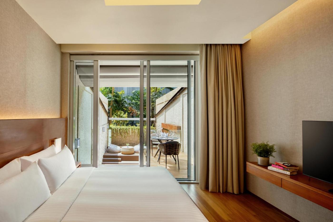 סינגפור Oasia Resort Sentosa By Far East Hospitality מראה חיצוני תמונה Deluxe Room with private balcony
